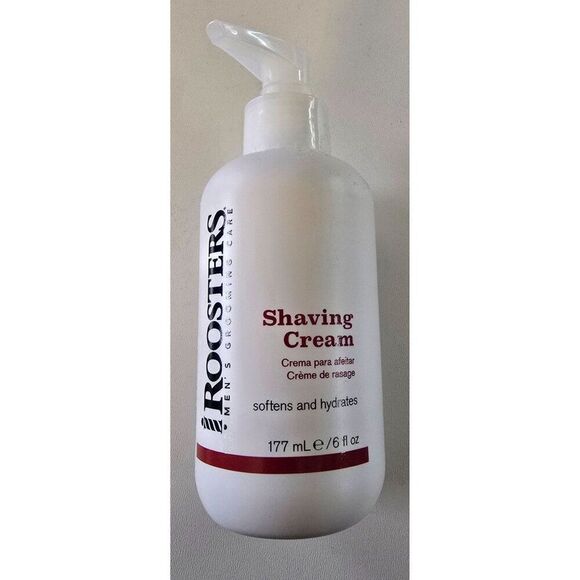 Roosters Mens Grooming Care Shaving Cream 177mL 6 fl oz Softens & Hydrates - Picture 1 of 3
